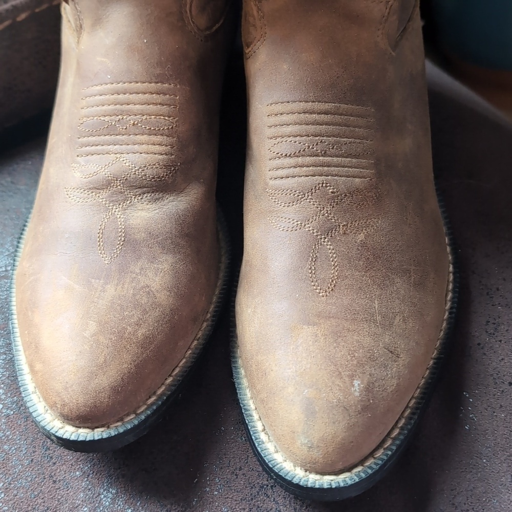 Justin Boot Co. Youth Bay Apache Cowboy Boots - Picture 7 of 9